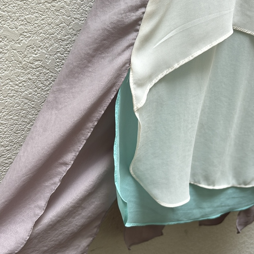Sol | Women's Multilayered t-shirt tank top pascal colors - Picture 3 of 10